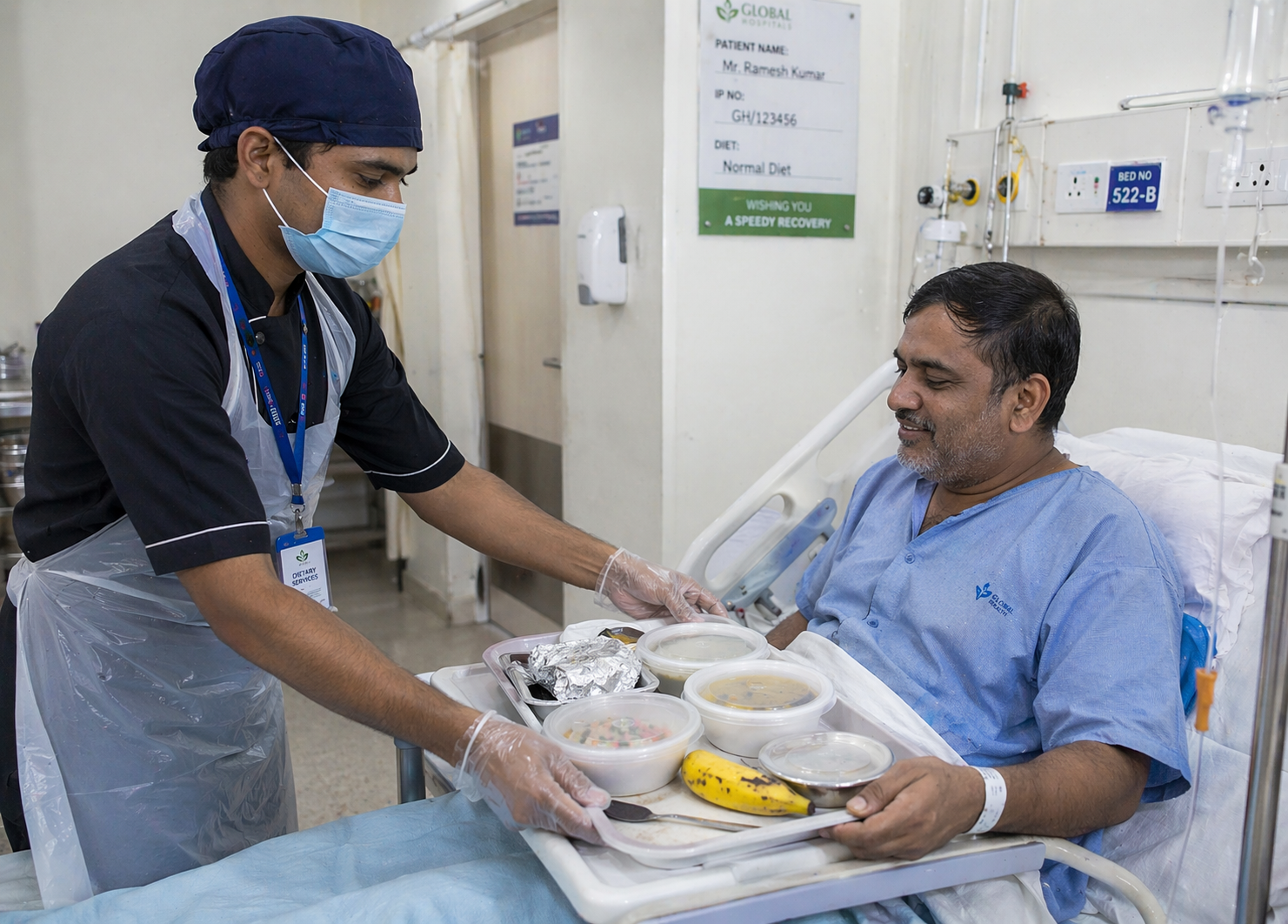 Modern Indian Hospital Catering Chef