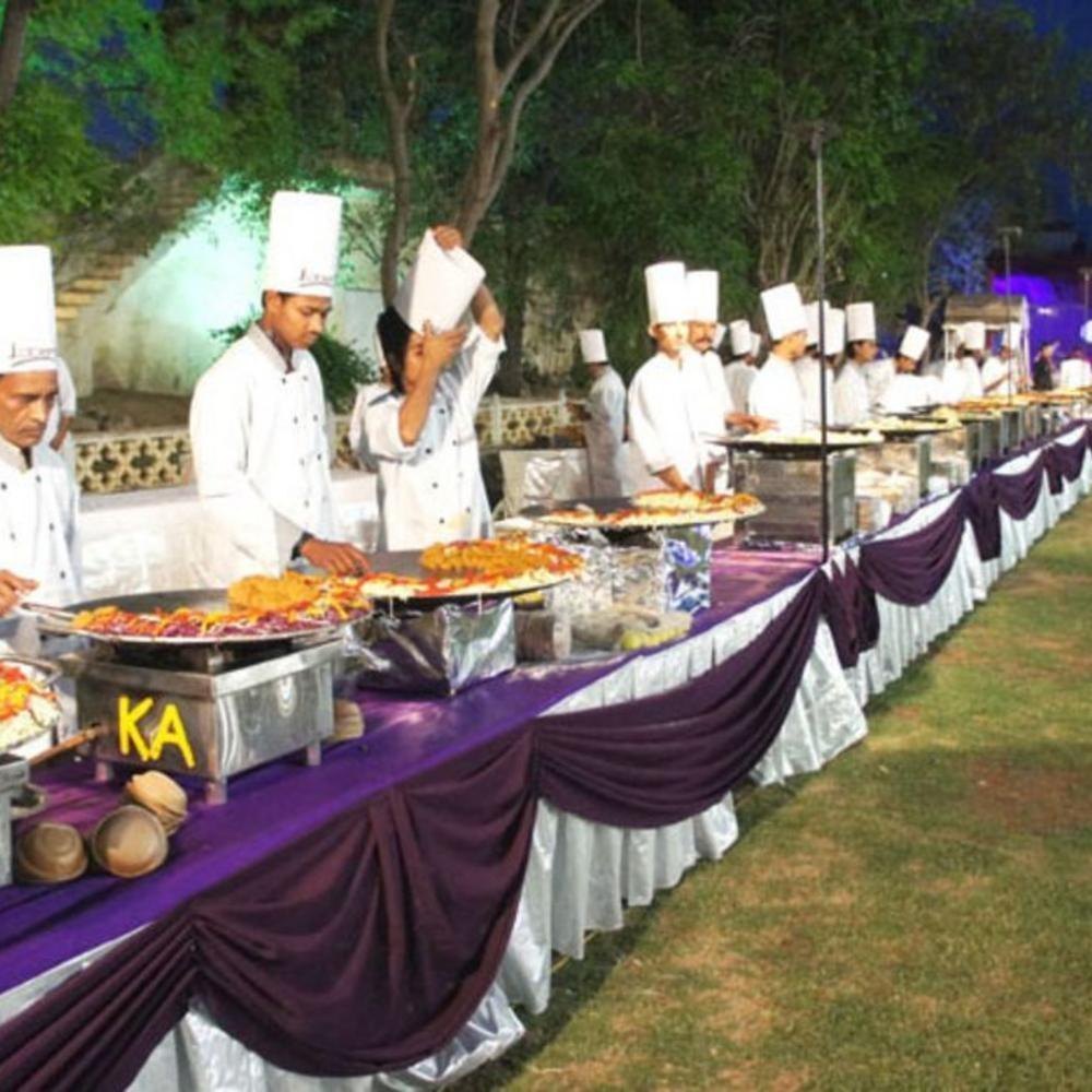 Outdoor Catering Setup